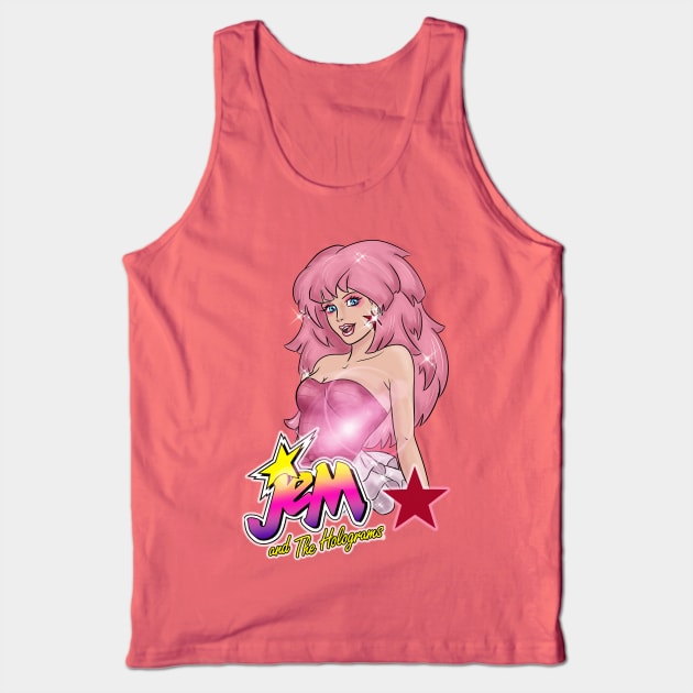 Jem And The Holograms Tank Top by OCDVampire